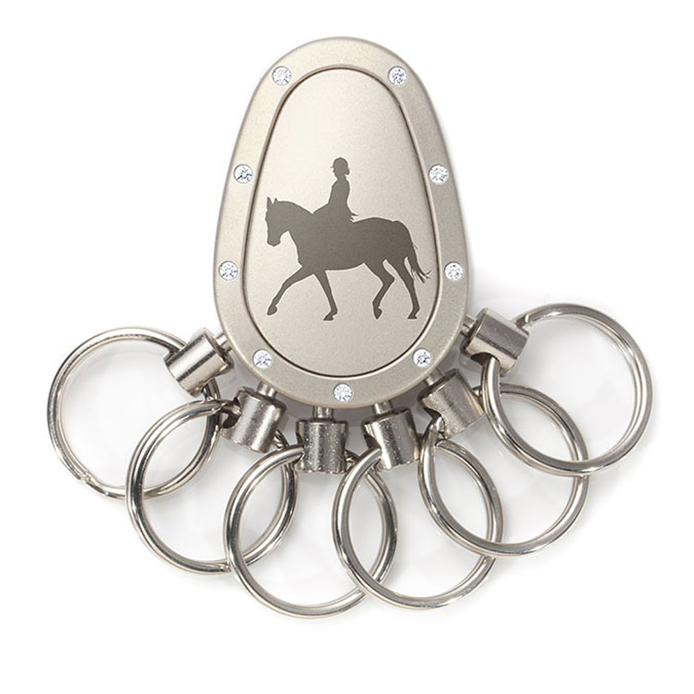 Spikey Motiv Reiten 7, Nickel matt Swarovski