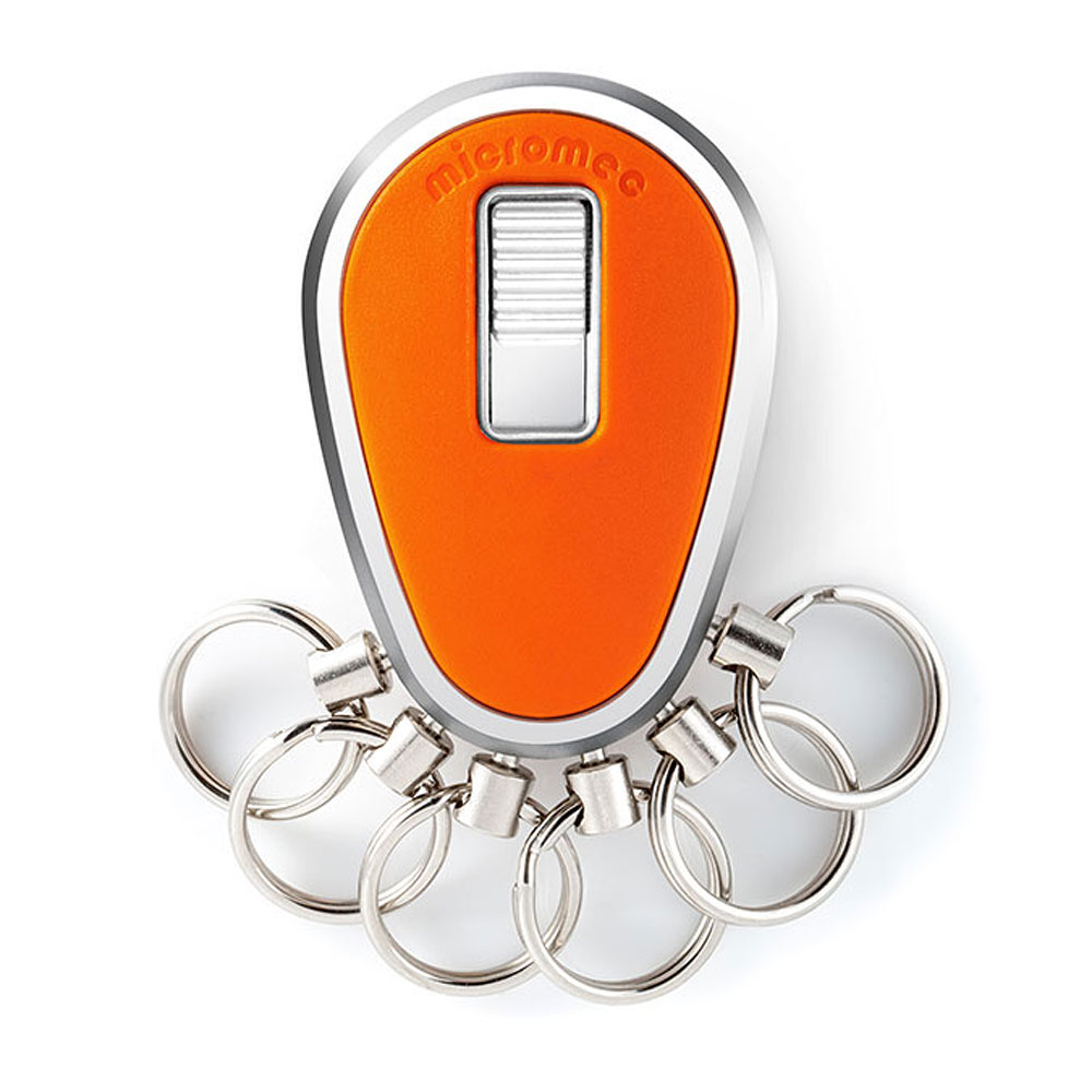 Key Organizer, Chrom glänzend Orange